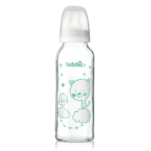 BIBERON 250ML VIDRIO BOCA ESTANDAR TETINA SILICONA T.1 - 13441 - Imagen 2