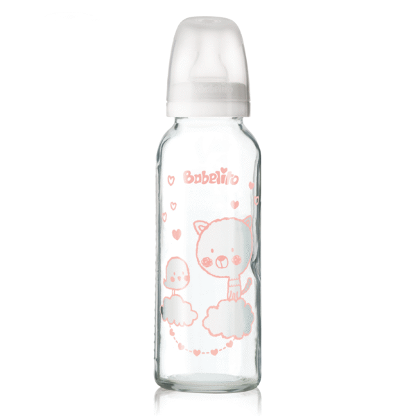 BIBERON 250ML VIDRIO BOCA ESTANDAR TETINA SILICONA T.1 - 13441 - Imagen 3