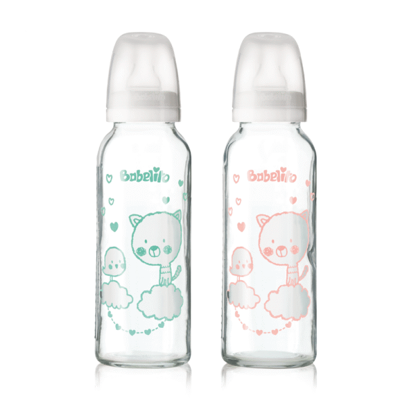 BIBERON 250ML VIDRIO BOCA ESTANDAR TETINA SILICONA T.1 - 13441