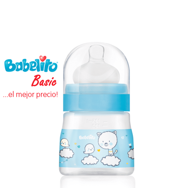 BIBERON 150 ML PP BOCA ANCHA TETINA SILICONA Flujo 1 - 13631 - Imagen 4