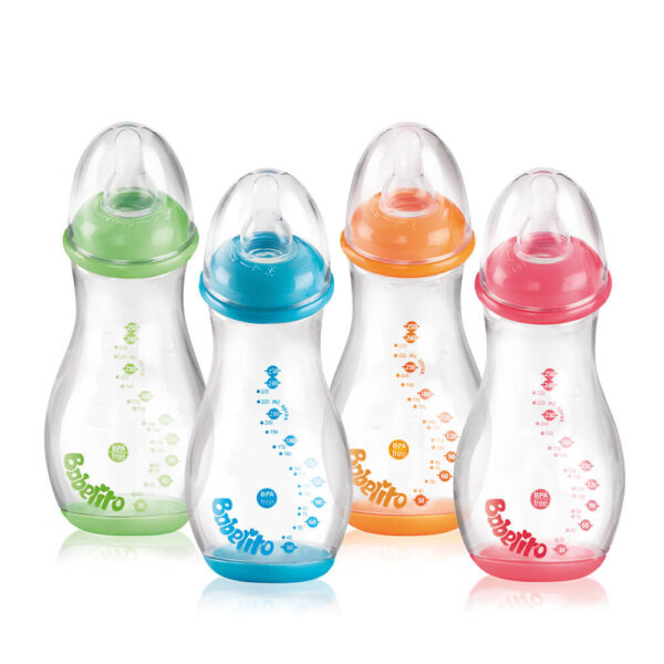 BIBERON FISIOLOGICO 250 ML 3 POSICIONES TETINA SILICONA  T1 - 13311 - Imagen 2